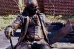 Connect Ben Franklin Statue