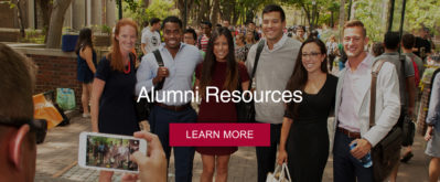 Banner of Wharton Alumni Resources