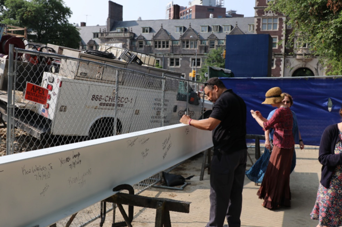 Signing Ceremony for Wharton Academic Research Building