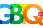 LGBTQ+ vector typography banner