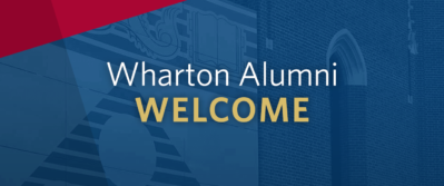 Wharton Alumni Welcome