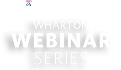 Wharton Webinar Series Logo