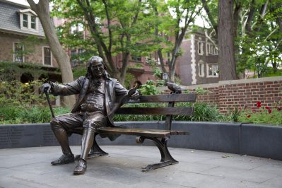 Image of Ben Franklin Statue