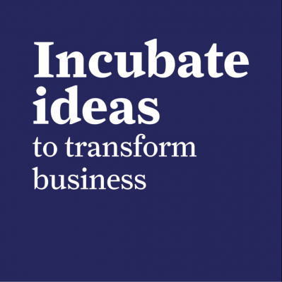 Incubate ideas to transform business icon