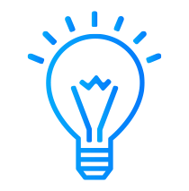 light bulb Icon for education
