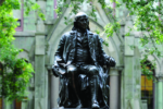 Benjamin Franklin and College Hall