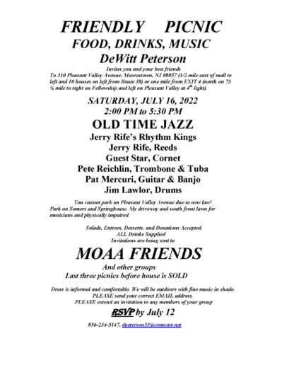 Jazz Concert Invitation