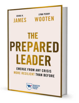 Picture of the book The Prepared Leader by Dean Erika H. James and Lynn Perry Wooten