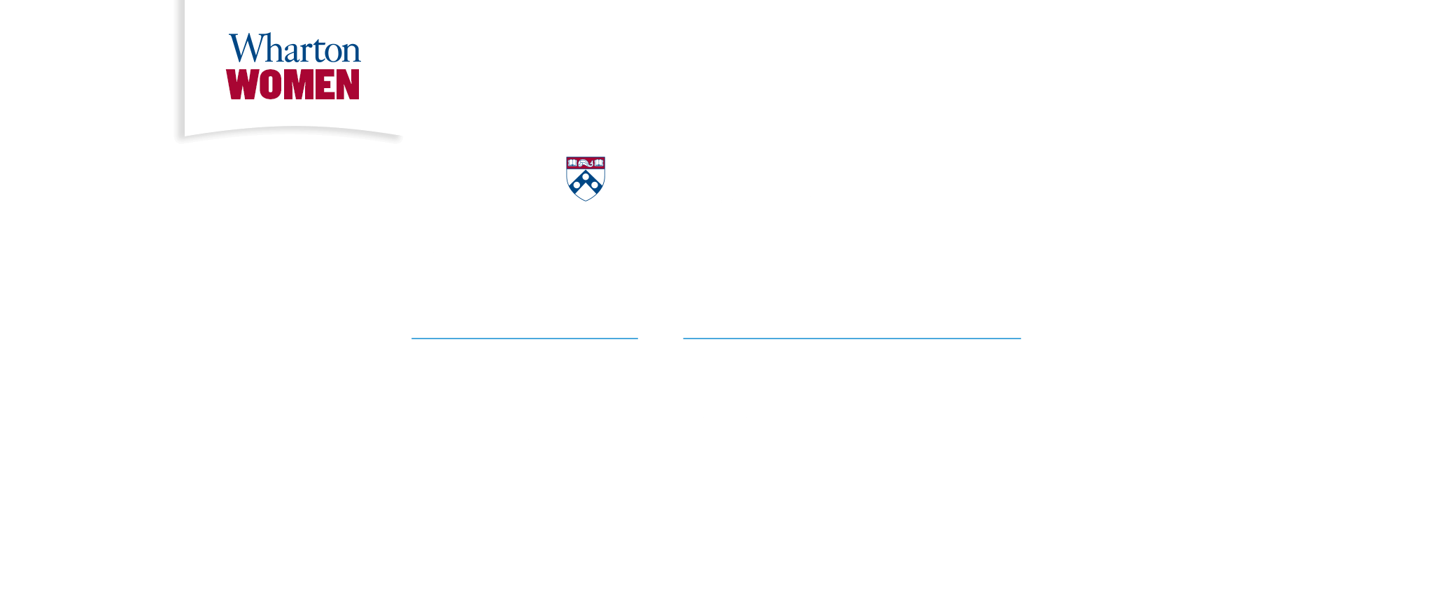 Wharton Women Defining the Future of Wharton