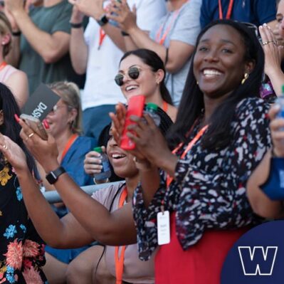Image of Wharton Students cheering