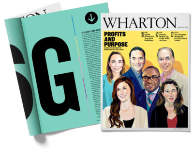 Image of Wharton magazine issues
