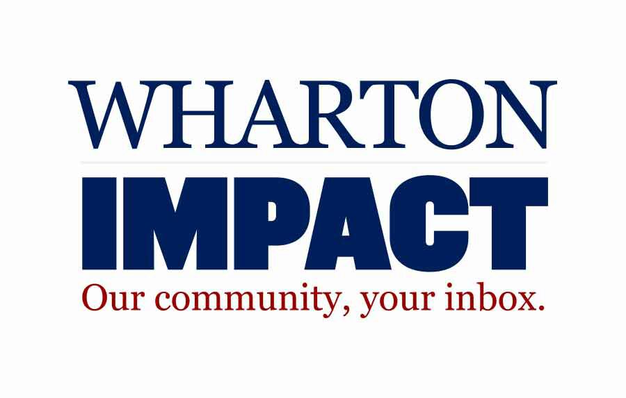 Wharton Impact Newsletter Logo