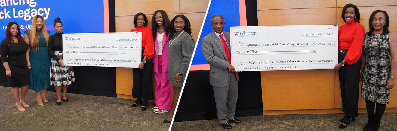 Picture of Dean James accepting the check from Bailey and Woods, Kendall Rankin, WG’24