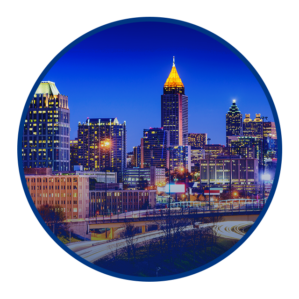 FY24_WIT_Atlanta_Skyline-Circle Wharton Impact Tour Atlanta