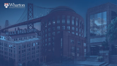 Huntsman Hall and San Francisco Golden Gate Bridge Desktop Background