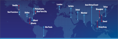 The Wharton Impact Tour Map