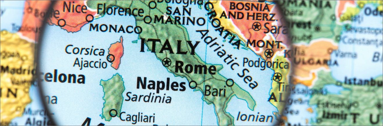 map of italy