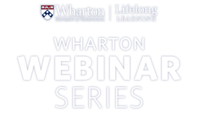 Wharton Webinar Series Logo