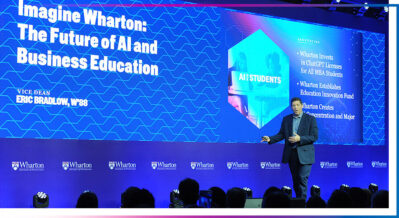 Professor Eric Bradlow speaking at Wharton Global Forum in São Paulo