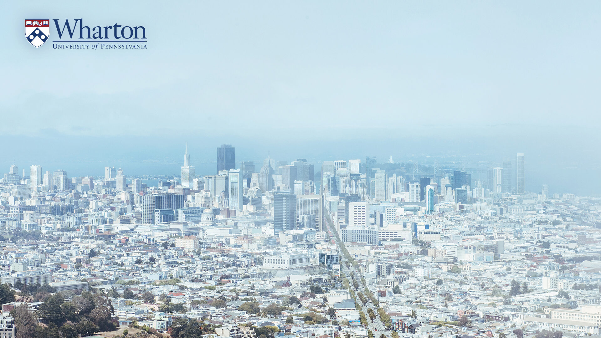 aerial view of San Francisco Skyline