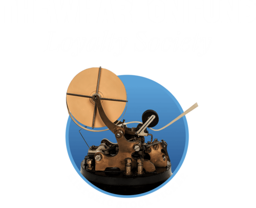 The Wharton Fund Loyalty Society, Historic Stock Ticker logo