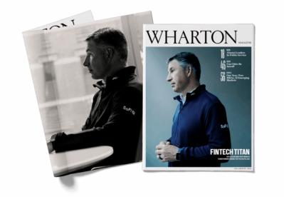 Wharton Magazine Fall/Winter 2024 Issue with FinTech Titan Sofi CEO Anthony Noto WG'99