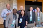 Phone of WGES members at the 2025 Wharton MBA Reunion