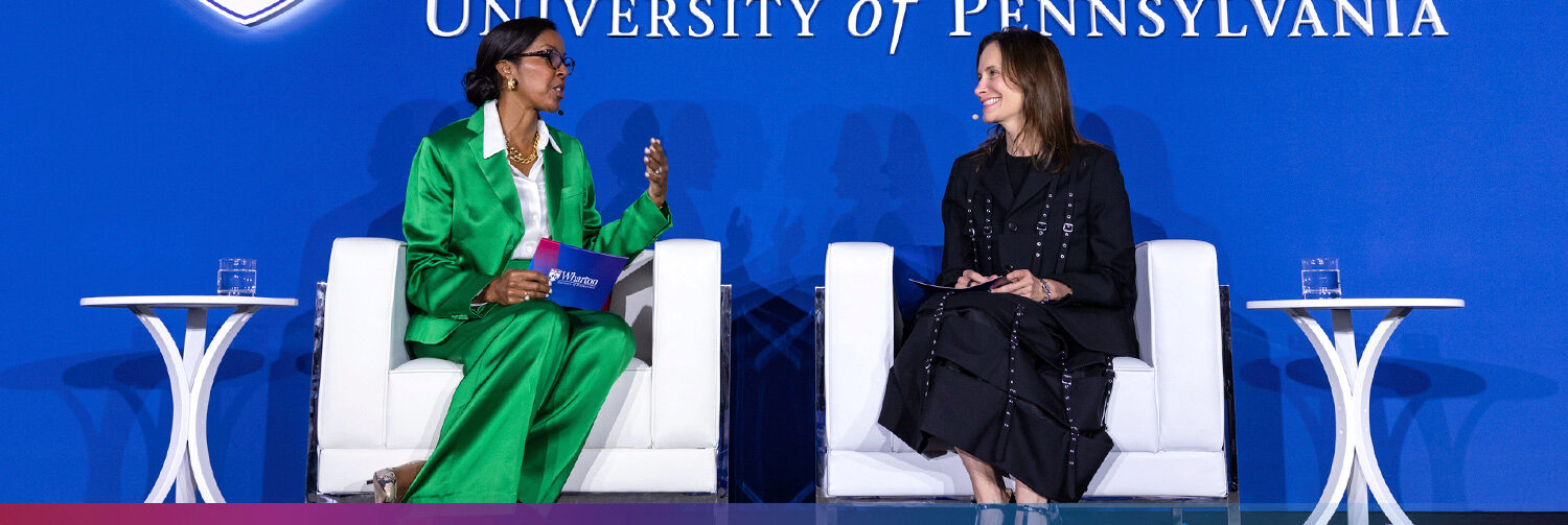 Dean Erika James and Jackie Reses speaking at Global Forum San Francisco